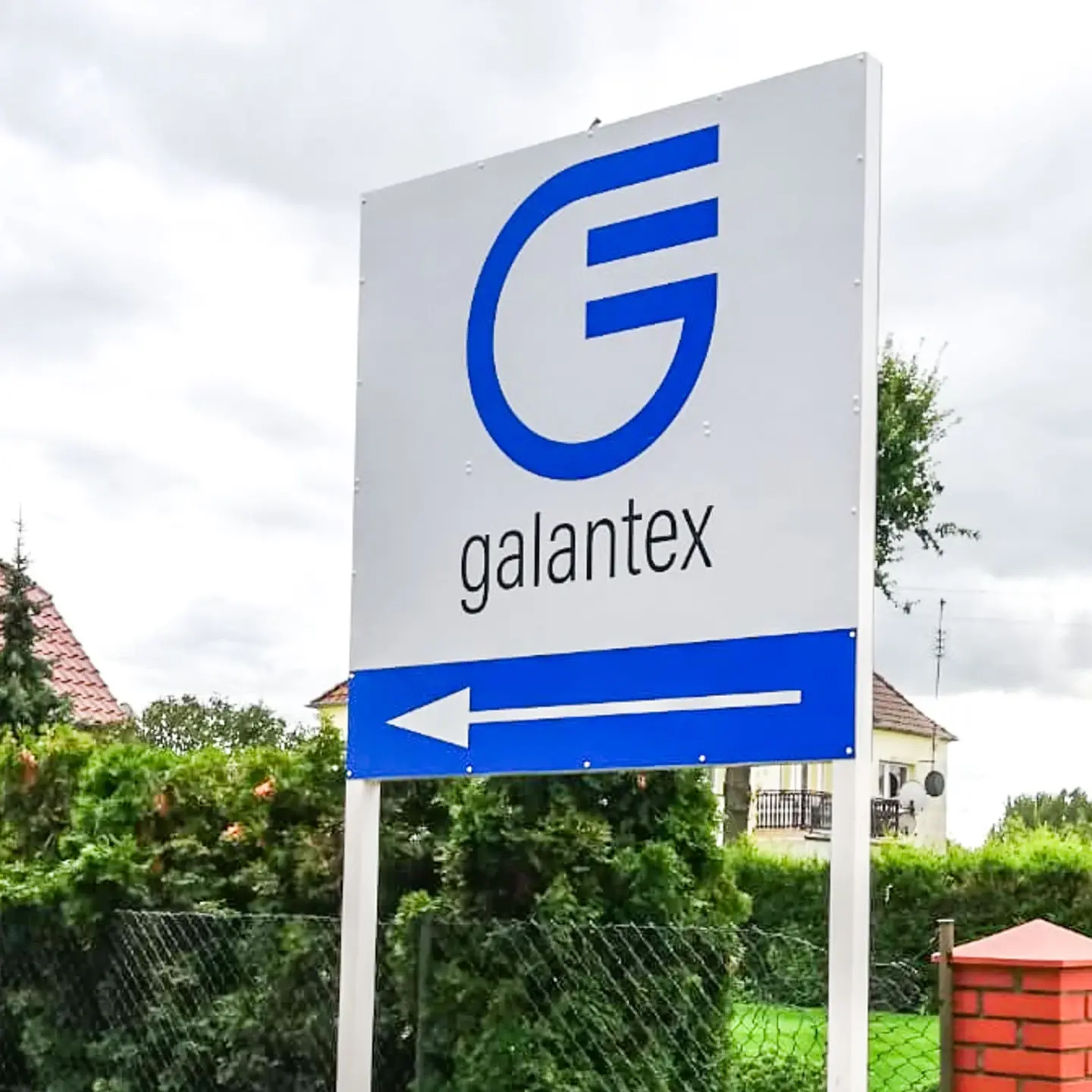 Galantex tablica reklamowa